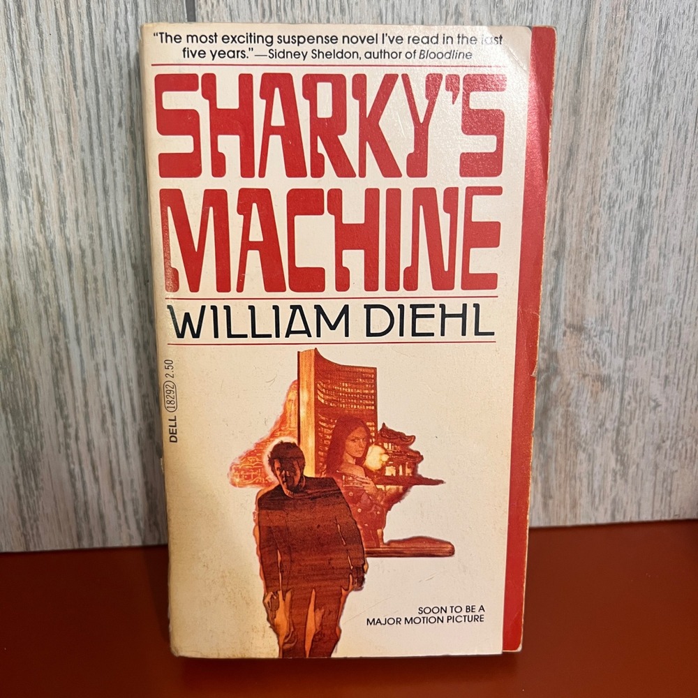 Sharky's Machine William Diehl Paperback 1979 First Dell Printing Vintage Novel